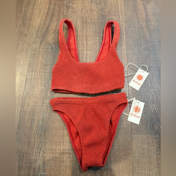 Mollusk Other - Mollusk Red Ripple Bikini Set